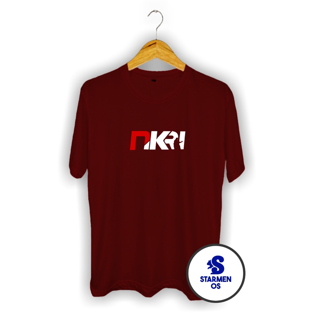 Kaos Distro Pria T-Shirt Motif Kata Kata NKRI