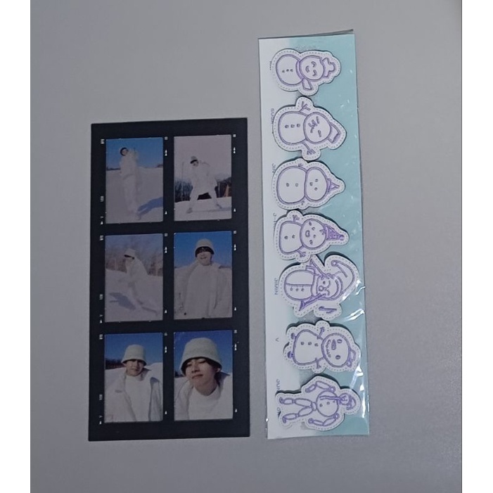 OFFICIAL BTS PHOTOCARD PC 6 CUT FILM WINTER PACKAGE WINPACK 2021 21 TAEHYUNG TAE V WAPPEN OT7 ALL ME