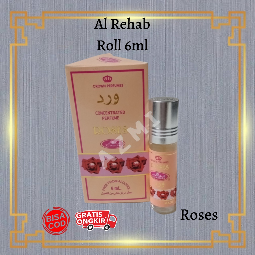 Promo Parfum Roses Al Rehab 6 ML Saudi Arabia