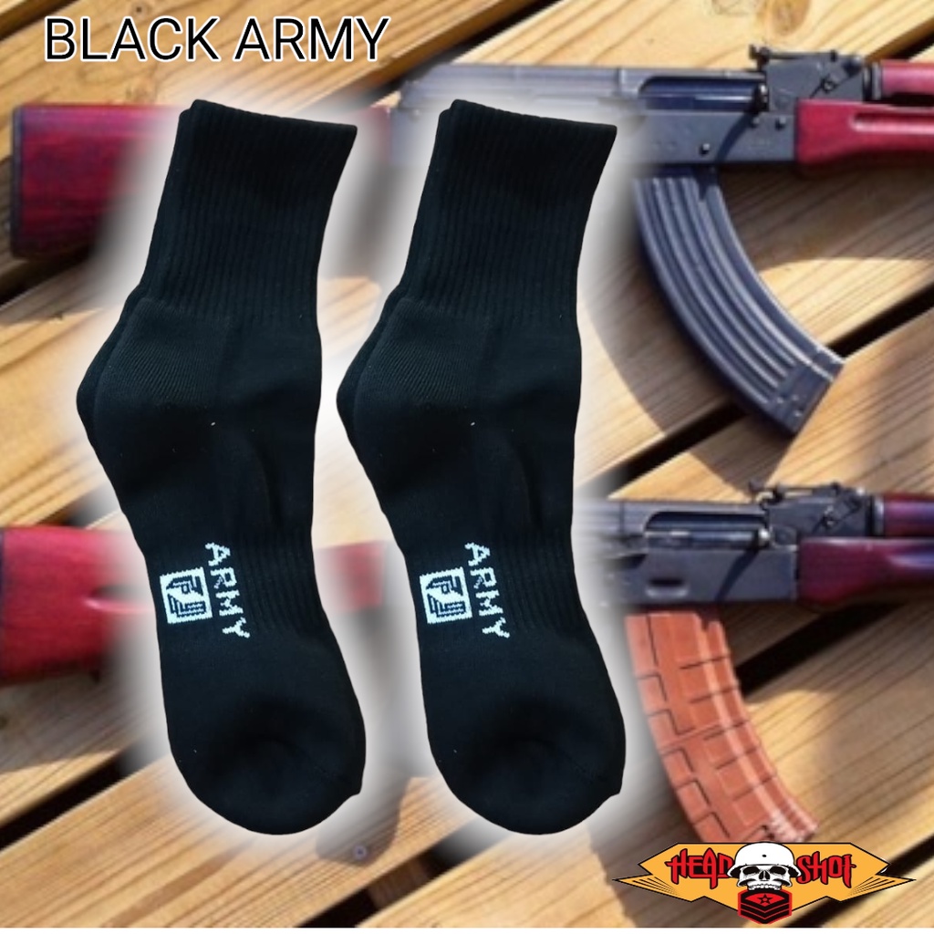 Kaos Kaki SPORT PENDEK TERY ARMY / Kaos Kaki OLAHRAGA Tebal Badminton