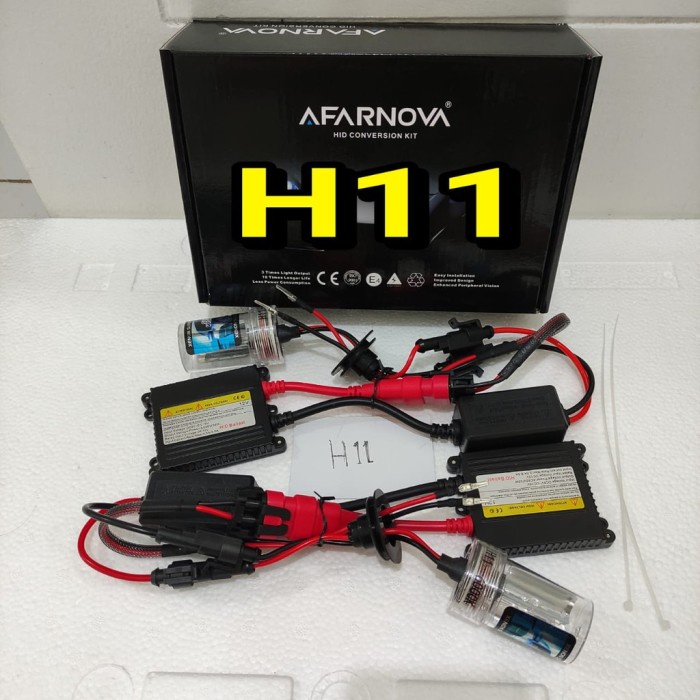 Lampu HID Mobil H4 H11 H7 H1 Set Isi 2 Pasang