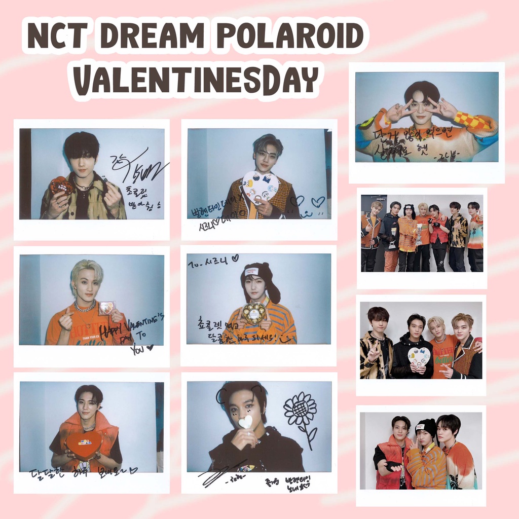 (SET) NCT dream polaroid Valentines Day
