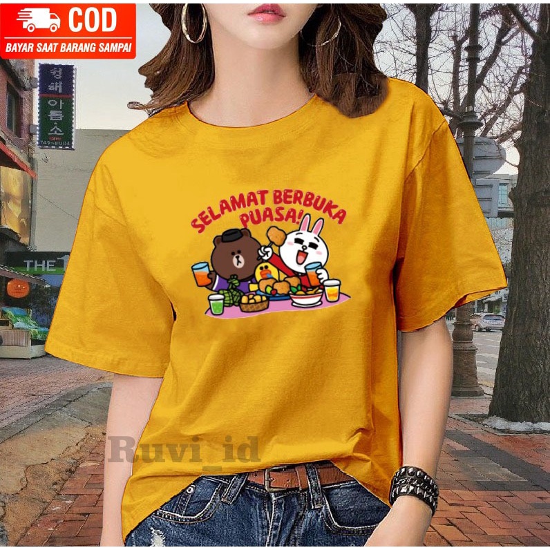 Ruvi_id-KAOS LEBARAN / BELI 3 GRATIS HEADSET EXTRA BAS / KAOS TEMA RAMADHAN / KAOS GAMBAR BERUANG / KAOS WANITA / KAOS TERBARU / KAOS KOREAN STYLE / KAOS IMPORT / KAOS OOTD LEBARAN / BAJU LEBARAN TERBARU / BAJU MURAH / BAJU OVERSIZE