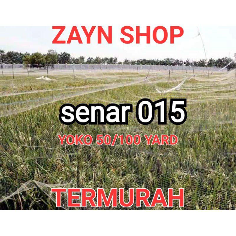Jaring burung 0,15 Yoko 50/100 Yard Jaring Senar Jaring Sawah