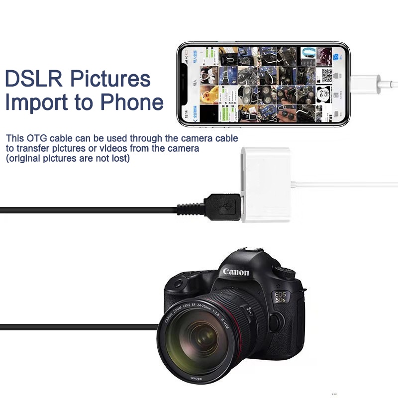 Tipe C Ke SD Card Reader OTG Kabel USB Micro SD/TF Card Reader Adapter Transfer Data Untuk Macbook