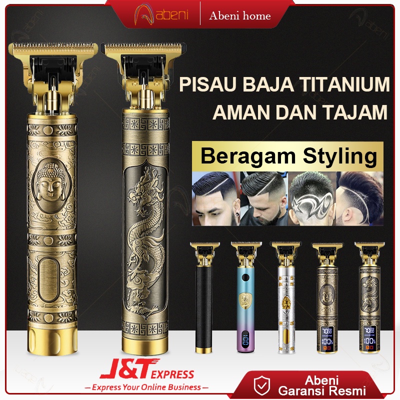 Abeni Alat Cukur Rambut/Cukur Jenggot/Kliper Rambut/Hair Clipper/Clipper Rambut Alat Cukur Rambut Elektrik Portable