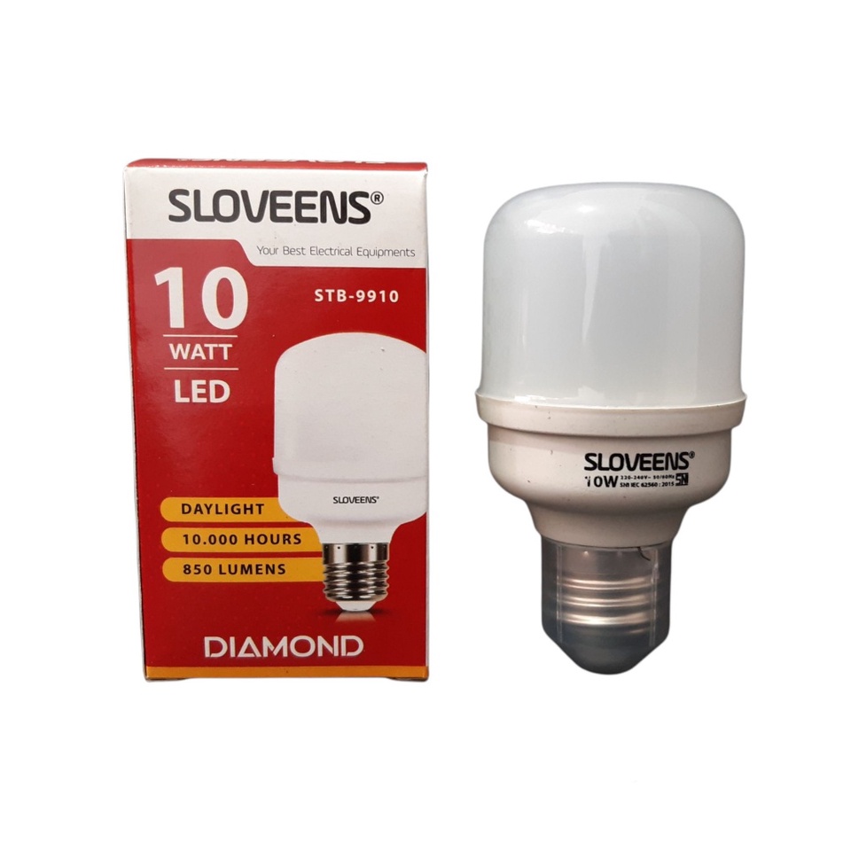 Paket 10 Pcs Sloveens Diamond Lampu LED Capsule 10 Watt