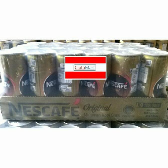 

Nescafe Kopi Susu Kaleng Original 24 X 240 Ml ( 1 Dus )