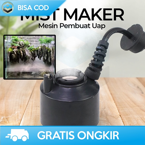 ALAT PEMBUAT UAP ULTRASONIC BY FREEON MIST MAKER EFEK KABUT EMBUN 24V