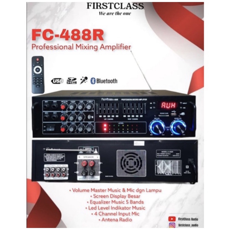 Ampilifier Firstclass 488R | Ampli fc 488r Bluetooth