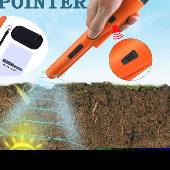 ❀ Metal Detector Underground Pinpointing Alat Pendeteksi Bahan Logam Otomatis Anti Air Bayar Di Temp