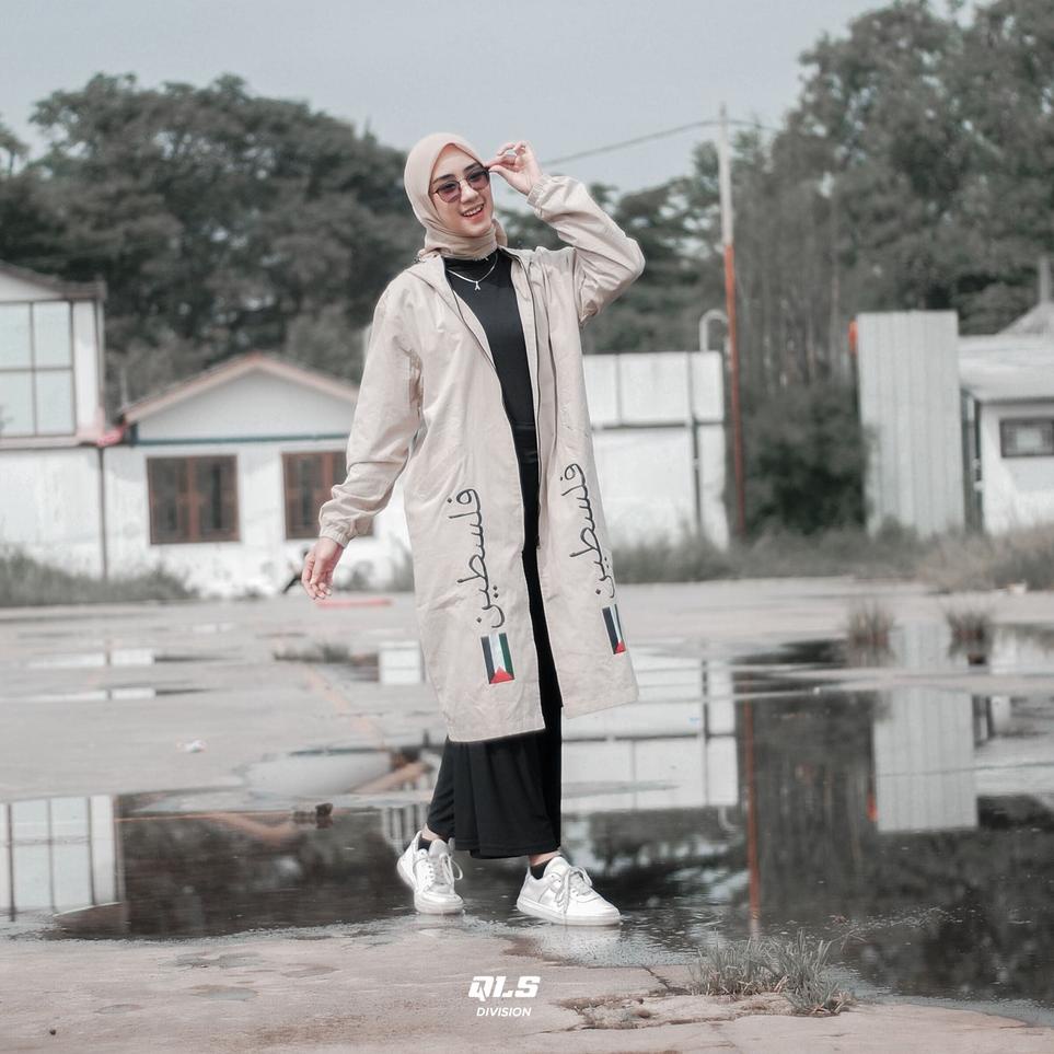 ☎ Jaket Hijab Panjang Jaket Muslimah Jaket Cewe Jaket Perempuan ➩