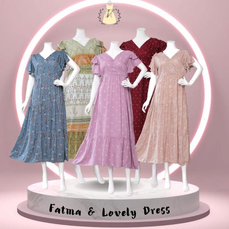 TERBARU FATMA DRESS | LOVELY DRESS |HOMEDRESS HOMEWEAR KEKINIAN DASTER PREMIUM BUSUI FRIENDLY SEMATA