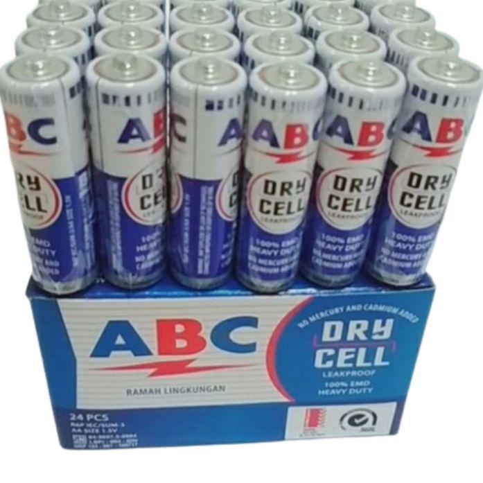 ♡ baterei abc AA biru isi 24 pcs ✩