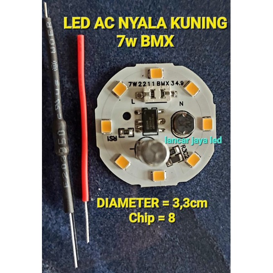 PCB AC NYALA KUNING 7w BMX