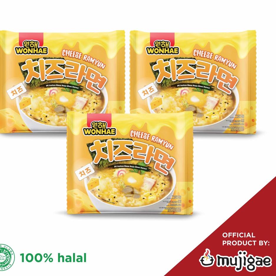 

Laku Keras Bundle isi 3 Mujigae by Wonhae Cheese Ramyun 120g