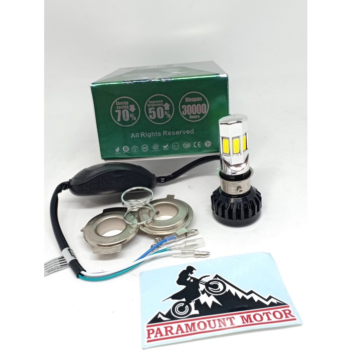 LAMPU LED MOTOR 6 SISI RTD LAMPU DEPAN LED 6 SISI