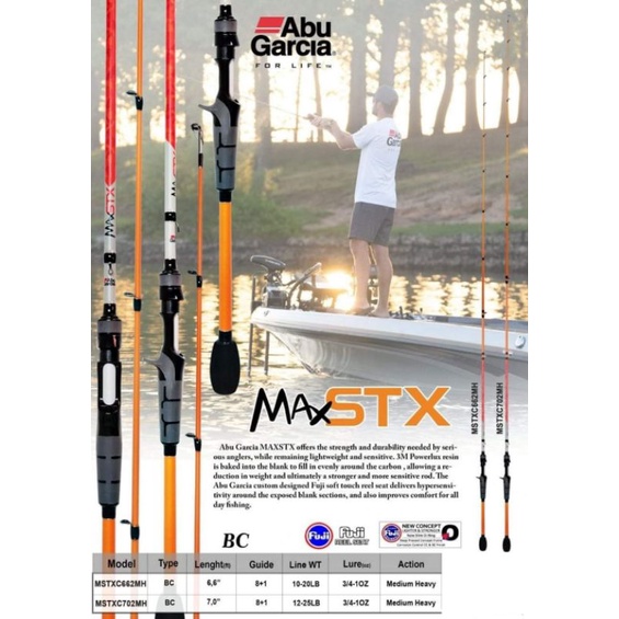 JORAN BC ABUGARCIA ABU GARCIA MAX STX FUJI