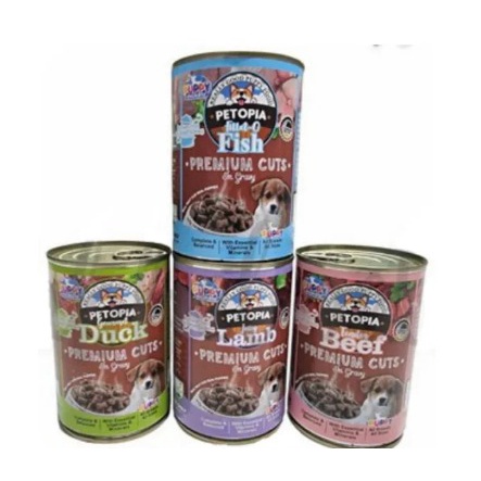 PETOPIA PUPPY PREMIUM CUTS 415GR / DOGFOOD