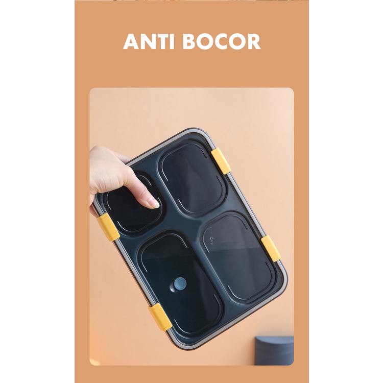 Kotak Bekal Bersekat | Lunch Box | BPA Free | Anti Bocor KOTAK BEKAL