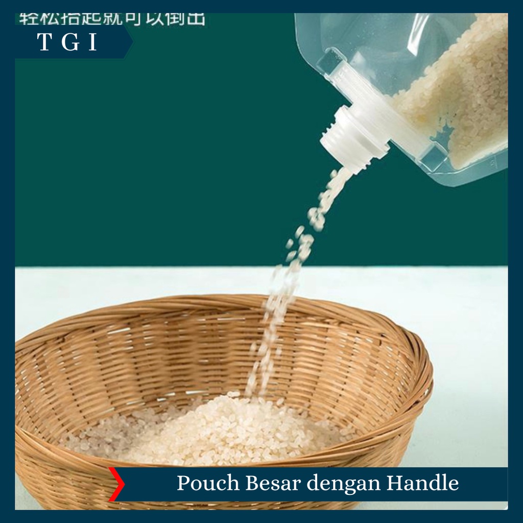 TGI - TAS POUCH KEMASAN / TAS PENYIMPANAN PORTABLE TAHAN LEMBAB / TAS POUCH PENYIMPANAN TRANSPARAN / KANTONG SEGEL PENYIMPANAN
