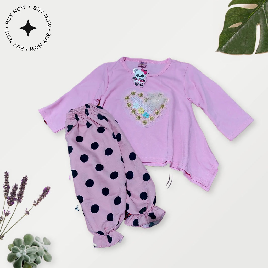 Setelan Baju Anak Perempuan "G-Son"