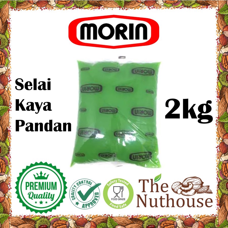 2kg Morin Kaya Pandan Jam / Selai Srikaya Pandan [Halal]