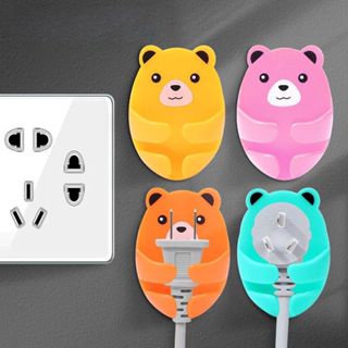 GANTUNGAN COLOKAN TEMPELAN DINDING / GANTUNGAN TEMPEL KUAT DINDING UNTUK KEPALA COLOKAN MOTIF BEAR