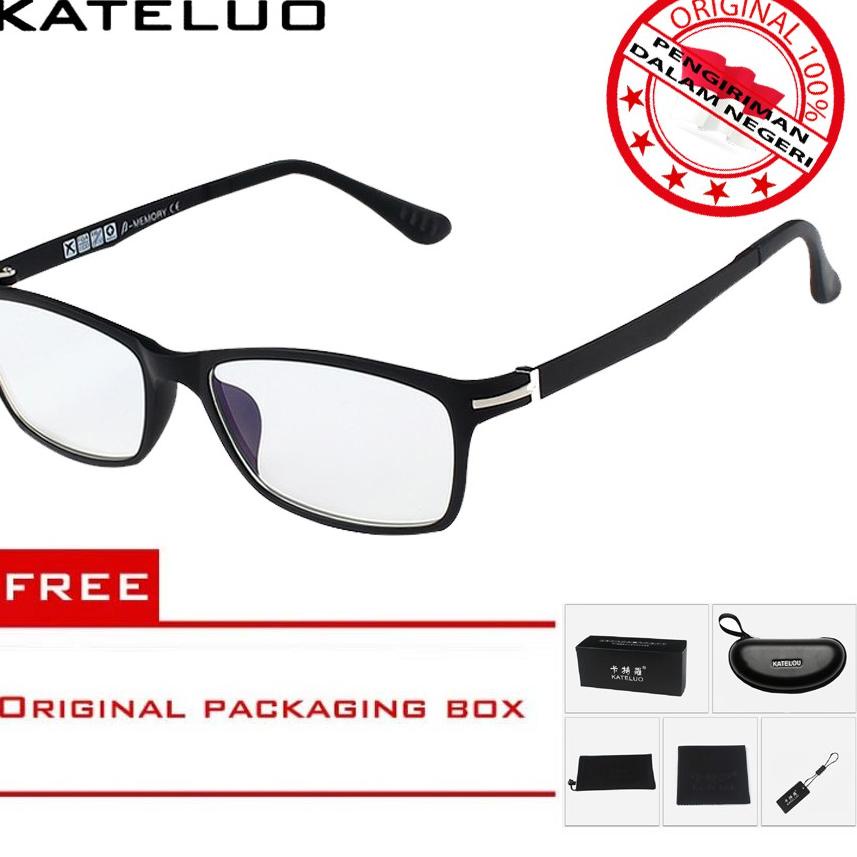 TERBAIK KATELUO 13025 Kacamata Anti Radiasi Komputer Frame Anti Radiasi Gadget Orinal