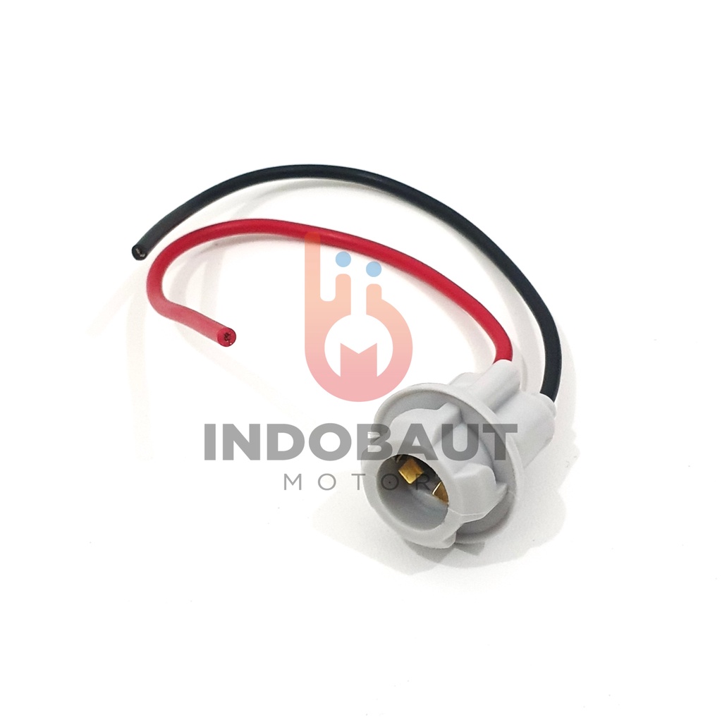 Soket Fitting Lampu Sen Sein Senja Bohlam T10 T13 Motor Mobil