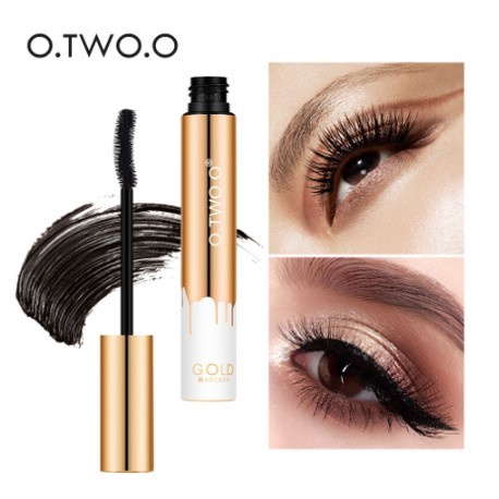 O.TWO.O Gold Mascara Waterproof Long Lasting Curling Eyelash