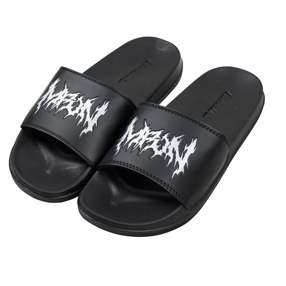 STOK TERBARU MRJN - Black Sandal Slide