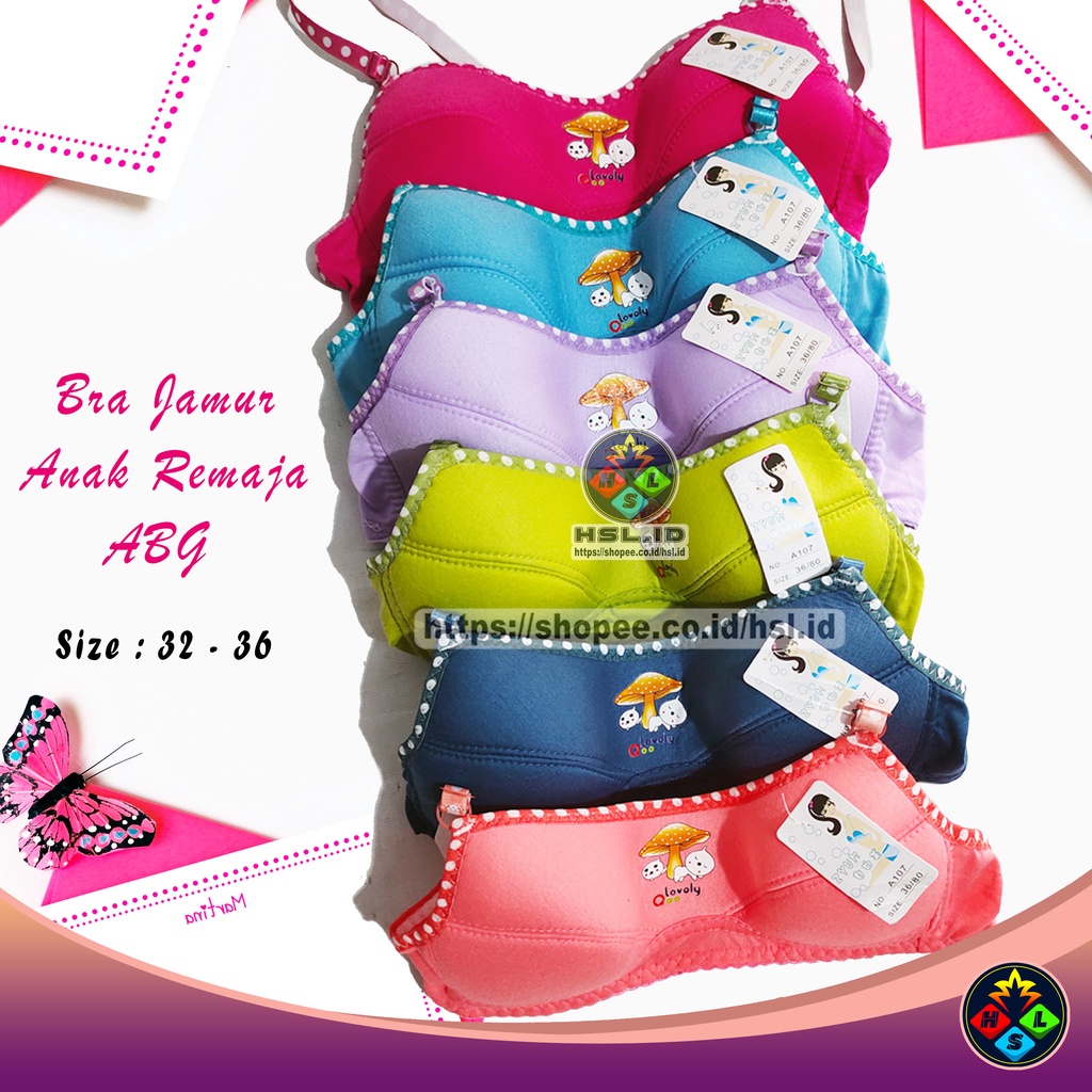 Bra Tanpa Kawat Remaja ABG Berkualitas I BH Remaja Murah Tanpa Kawat Multiwarna