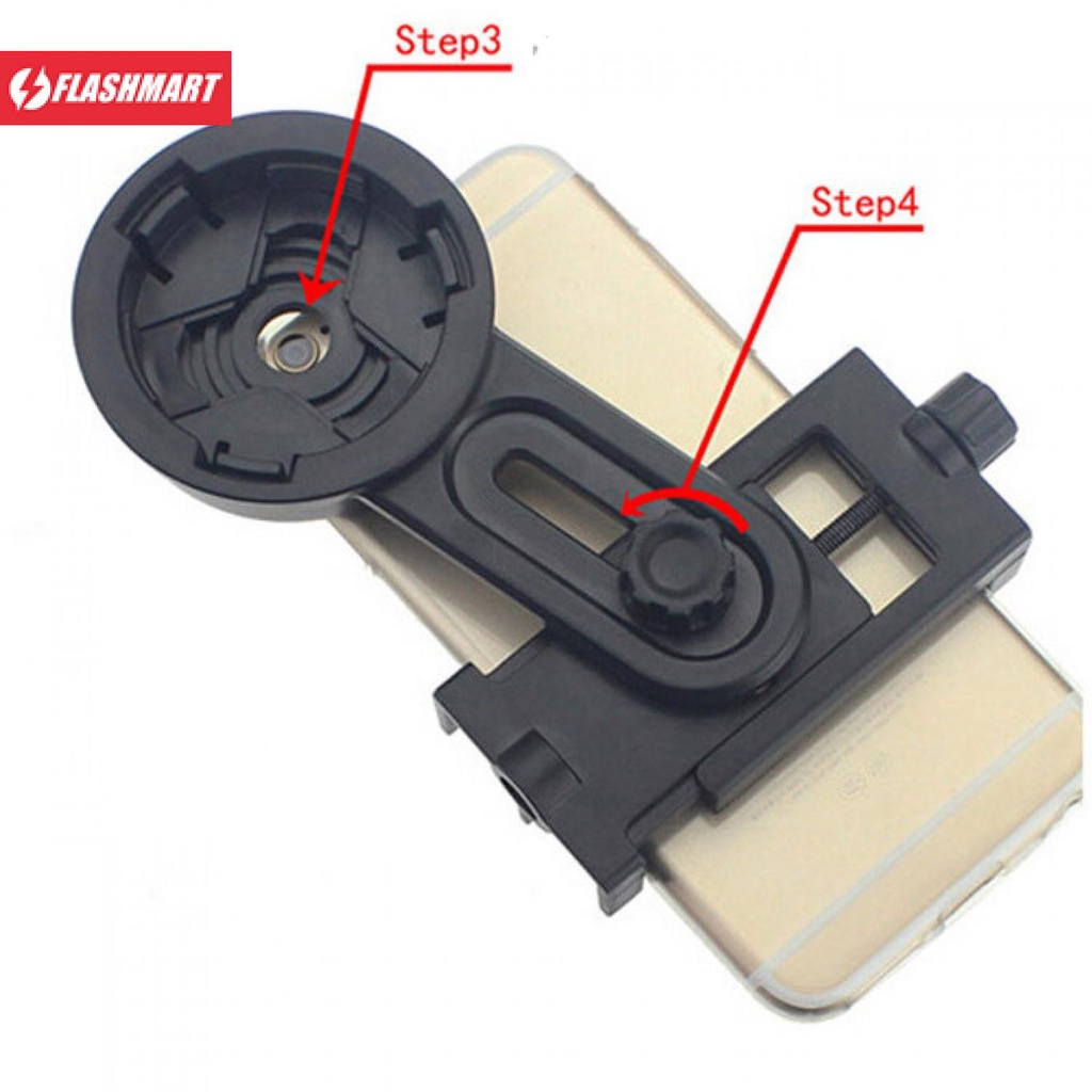 Flashmart Mount Universal Smartphone ke Teropong Monokular - WNJ-01