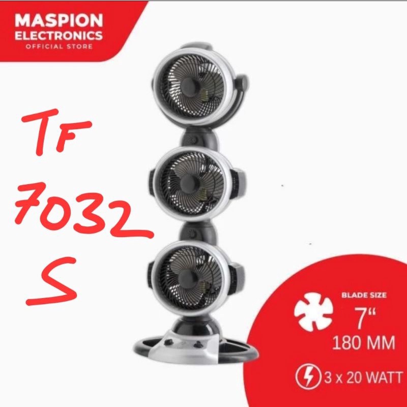 MASPION TOWER FAN 3 TINGKAT TF 7032 S KIPAS ANGIN