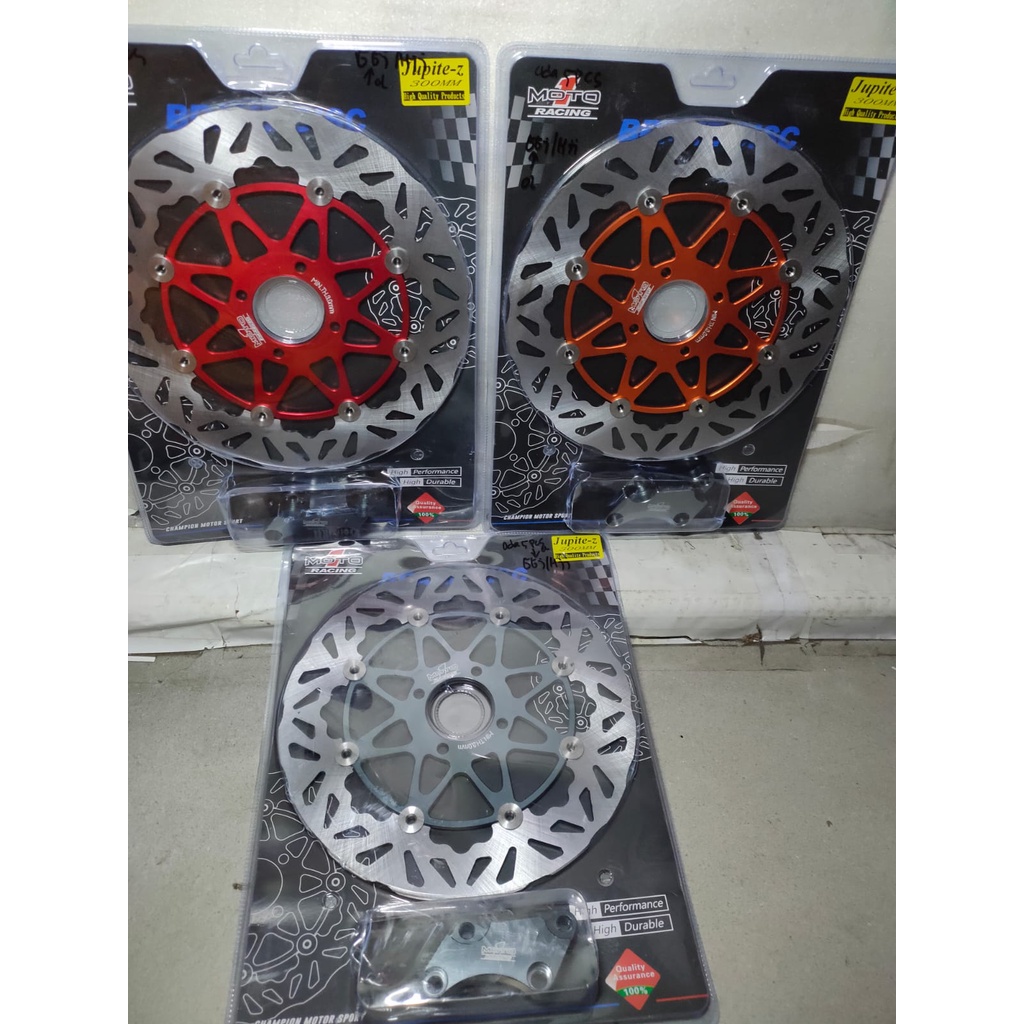 Piringan Cakram depan Yamaha Jupiter Z F1ZR Original MOTO 1 Floatig 260mm 300mm Plus Breaket Kaliper