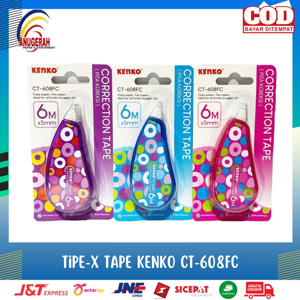 

KENKO CT-608FC CORR TAPE (PCS)