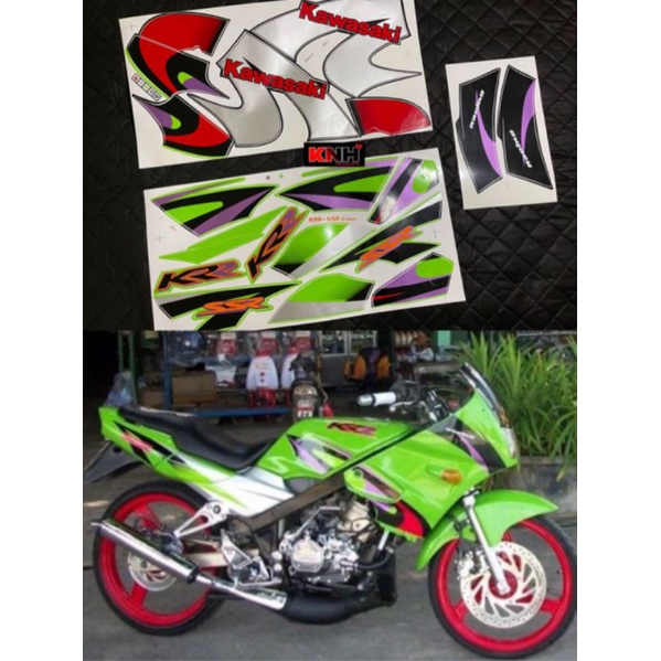 Striping KR150 SSR Ninja SSR 2001 Hijau