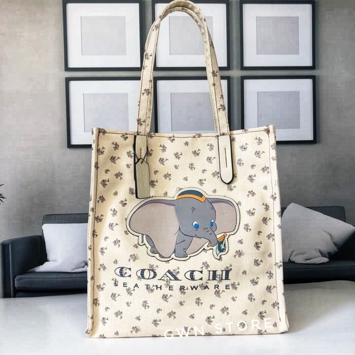 COACH TOTE BAG X DISNEY DUMBO - ORIGINAL GUARANTEE 100%