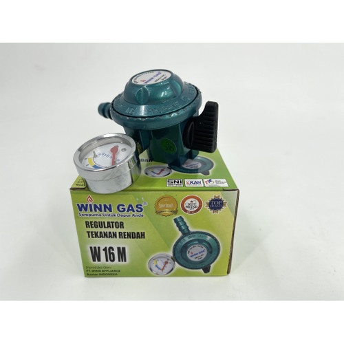 REGULATOR KOMPOR GAS WINN W 18 M REGULATOR KONPOR GAS DENGAN METER W 18 M