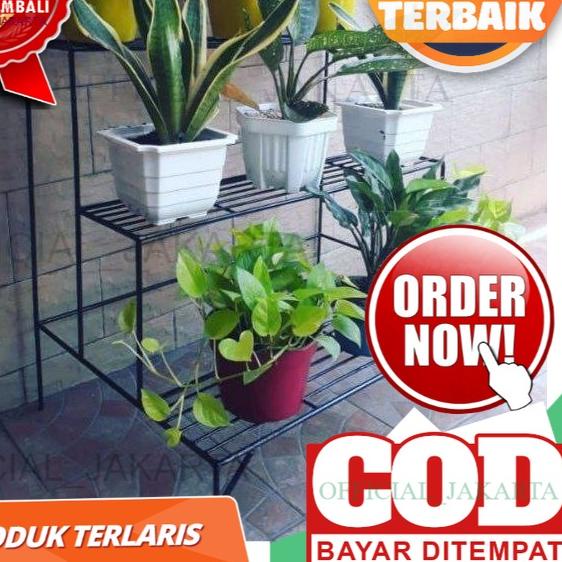 ➭ BESI 8MM RAK BUNGA TINGKAT PREMIUM / RAK BUNGA TANGGA BERTINGKAT ♬