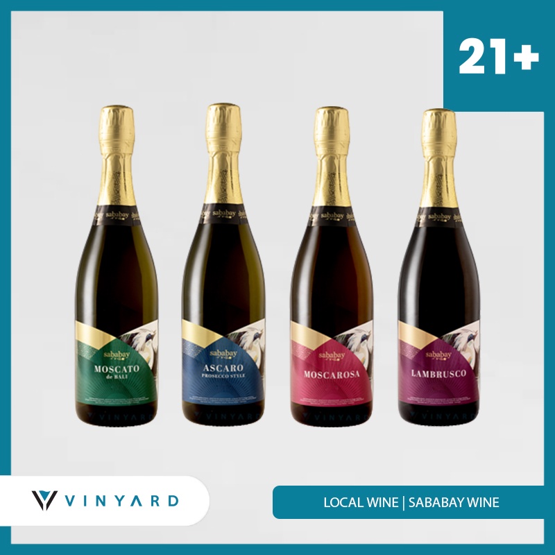 Sababay Sparkling Collection 750 Ml ( Original &amp; Resmi By Vinyard )