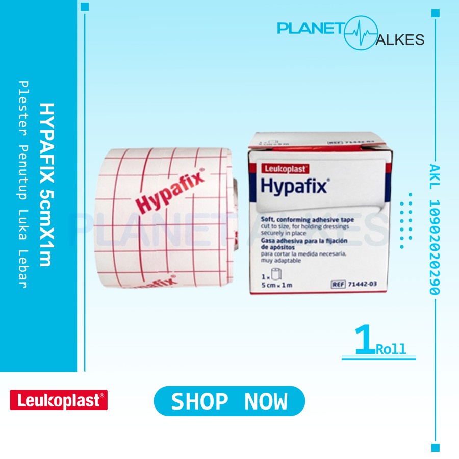 Hypafix 5cmx5m / Hypafix 5x5 / Plester Luka Adhesive Tape BSN Hypafix 5x1 / 5cmx1m