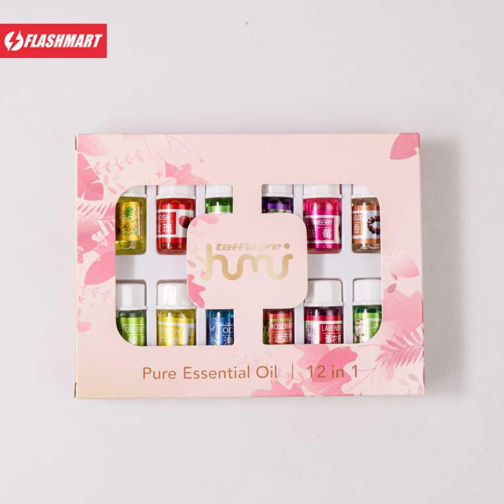 Flashmart HUMI Aroma Essential Oil Aromatherapy 12 in 1 3ml - D23860