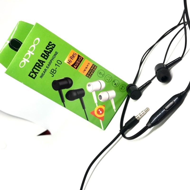 Handsfree J JB-10 Headset Earphone J JB10 Pure Bass OPPO BY SMOLL