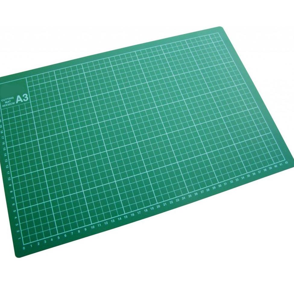 

[ART. 225076] COMBO A3 Hijau / Pink PVC Cutting Mat / Cutting Pad / Alas Potong A3 + PEN CUTTER