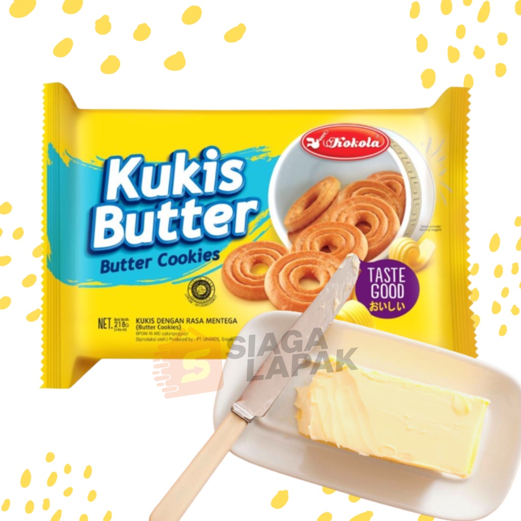 Biskuit Kukis Kokola All Varian Mochachino Butter Vanila Coconut 218gr