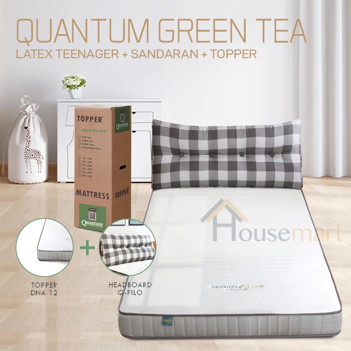 Kasur Springbed Quantum Green Tea Latex Teenager