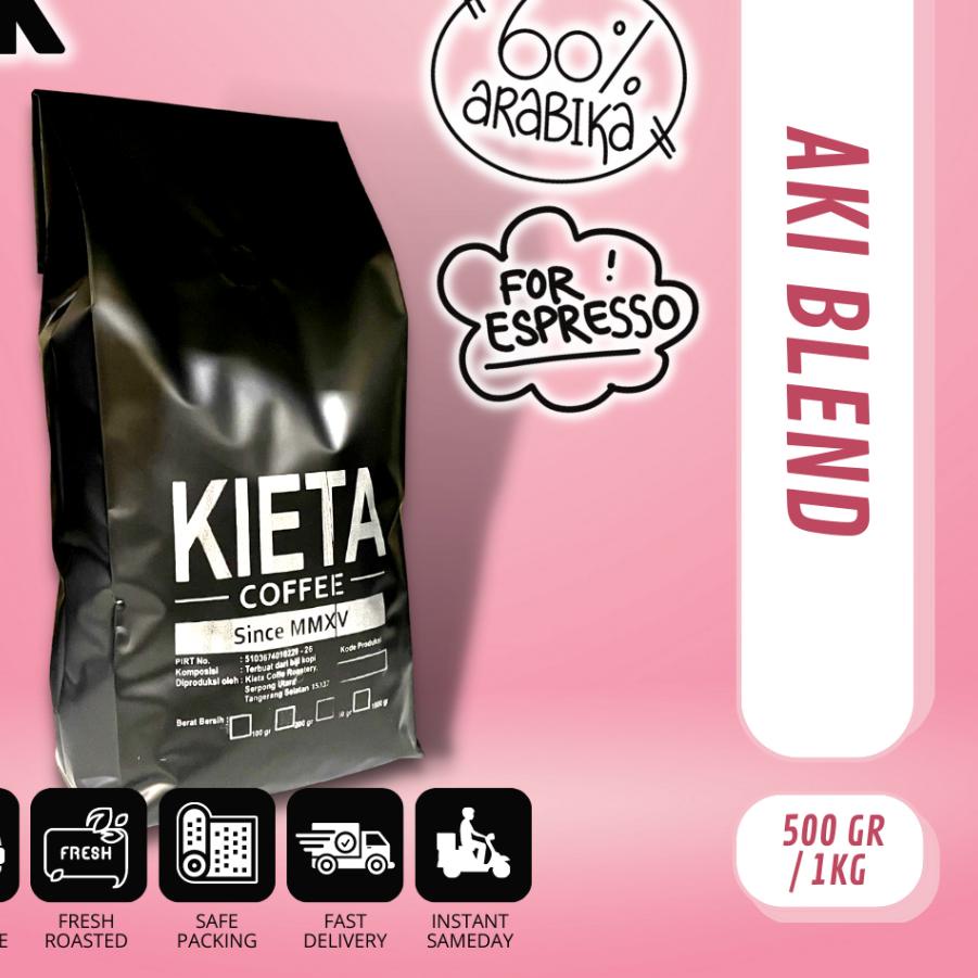 

➭ Biji Kopi Aki Espresso Blend 1kg ♬