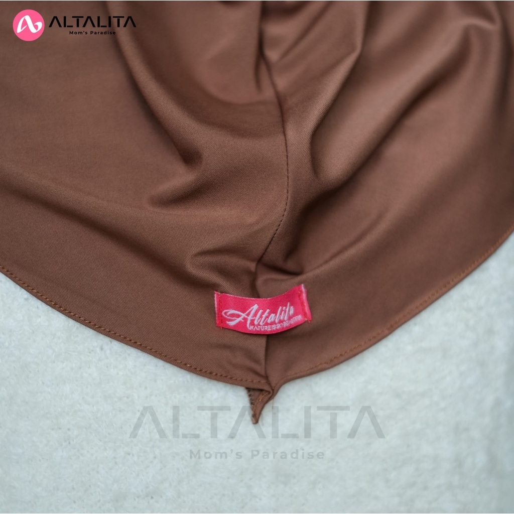 Altalita - Jilbab Sport Instan Kerudung Bergo Tali Nyta Non Pet / Non Pad Bahan Jersey Premium Cocok Untuk Olahraga Volly Futsal Senam dan Sehari-Hari